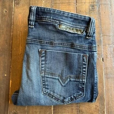 Diesel Safado Denim Jeans Men's W31xL33 Regular Slim Straight 0814W Stretch