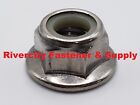 <!--F#f_0-->1/4-20 Stainless Flange Nylon Insert Lock Nuts 1/4x20 Flanged Locking Stop Nut<!--F/-->