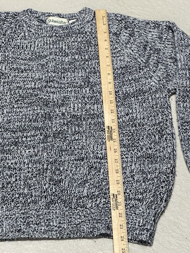Vintage St Johns Bay Sweater Men’s Medium Gray Pullover Made In Hong Kong - Picture 4 of 5