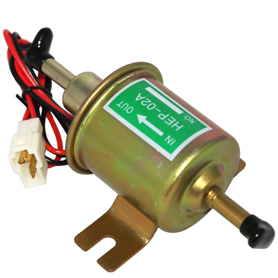 #ad HEP 02A 12V Electric Diesel Petrol Fuel Pump Low Pressure Bolt Fixing Wire New $13.86