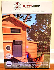 Fuzzy-Bird Automatic Chicken Coop Door Solar Powered Aluminum  Iron Sheeting