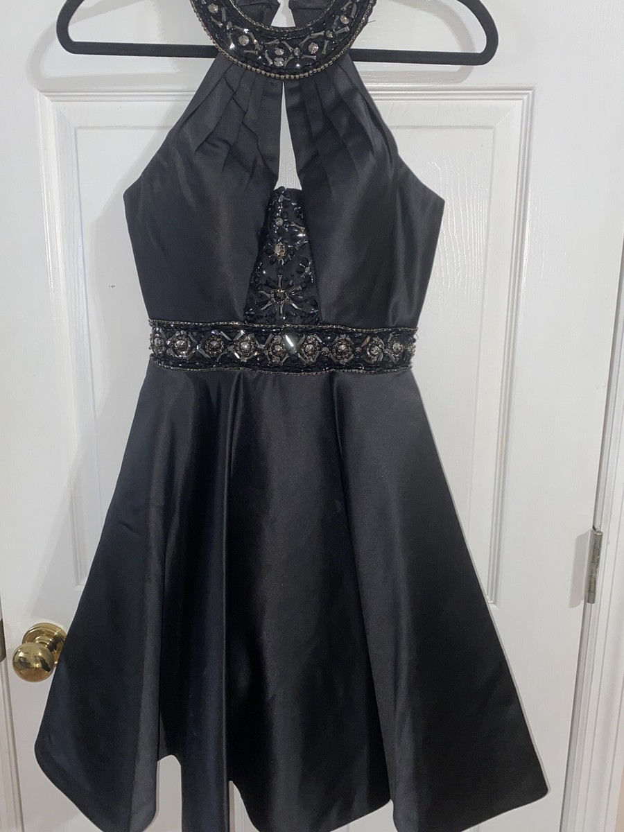 sherri hill bridesmaid dresses Dress 56840 – normansbridal Let the exquisite craftsmanship Color:Black / Washed Natural sizescale:60 Bras For Backless Dresses,