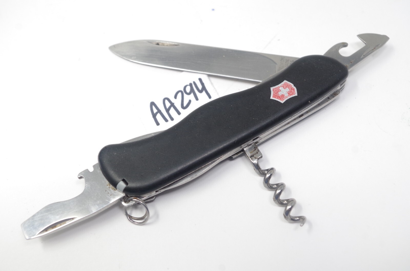 Victorinox Picknicker Black 111mm Knife Swiss Army Blade Survival Pocket Clip eBay