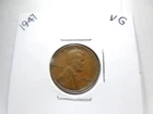 1947 Lincoln Wheat Cent-Good to Fine Circulated Condition