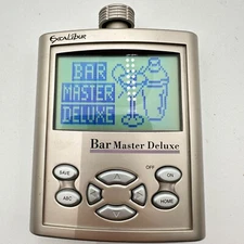 Excalibur Bar Master Deluxe Talking Electronic Bartender Guide