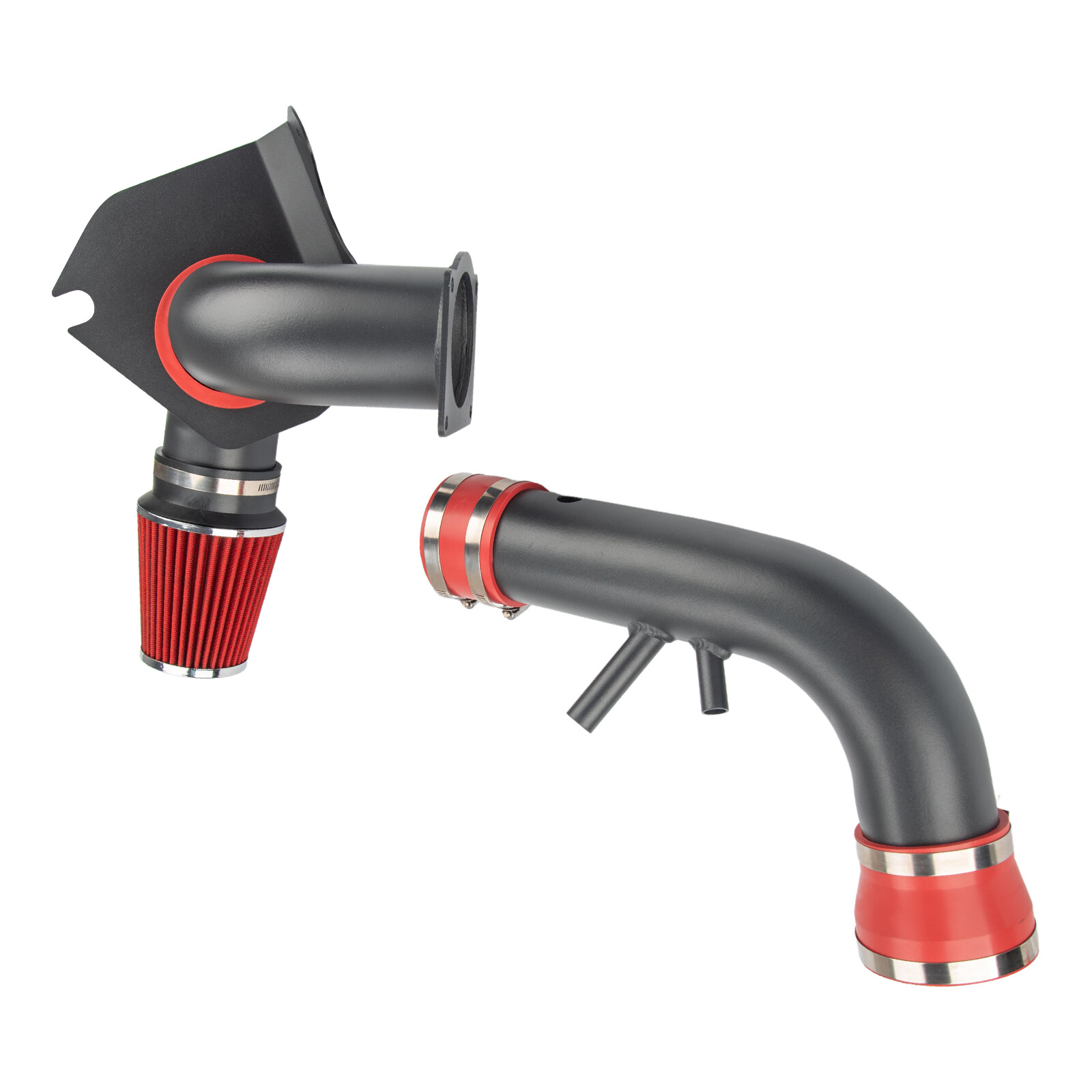 Cold Air Intake System + Red Filter For 1996-2004 Mustang GT 4.6L V8
