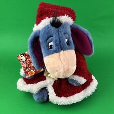 Disney Store Holiday Eeyore Exclusive Santa Helpers Plush 12" Original Tag