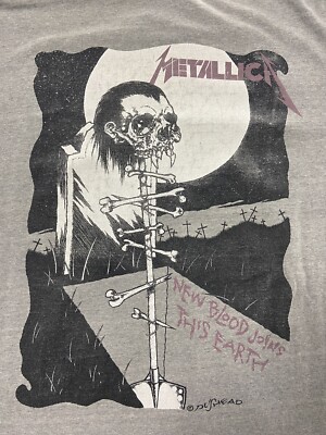 Vintage 1994 Metallica Pushead My Body Lie But Still I Roam Band T