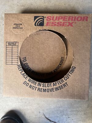 CABLE Ground #10 Superior Essex 12-111-04 200 ft gray dish comcast SOLID COPPER
