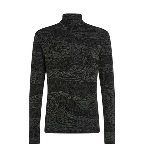 Icebreaker 260 Vertex Snow Guide Mens Long Sleeve Half Zip Thermal Top
