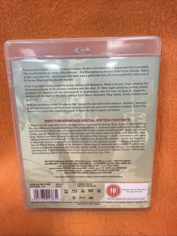 Bride of Re-animator (Blu-ray, 2016, 2-Disc Set, Special Edition) 🔥🔥 - Image 2 of 4