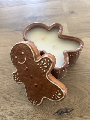 Pottery Barn Gingerbread Mr. Spice Candle Gingerbread Scent Collection New