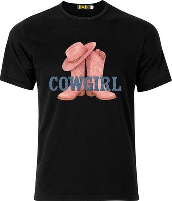 T-Shirt Line Dancing Cowgirl lustig Humor vollfarbig Baumwolle D.T.F