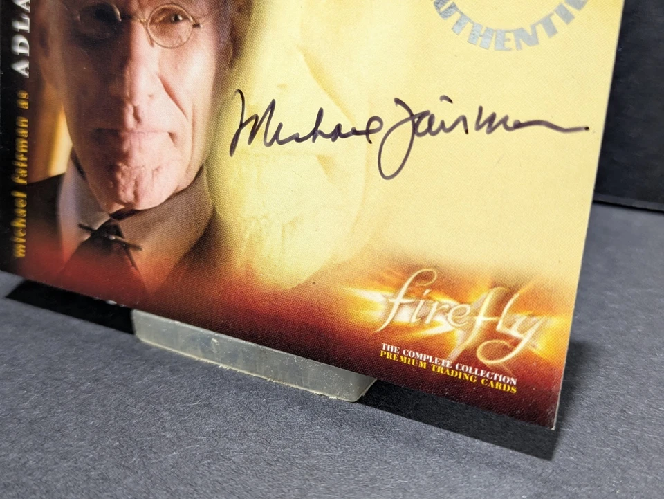 Inkworks 2006 Fierfly Michael Fairman as Adlai Niska Autograph Card A - 8 - Image 4 of 4