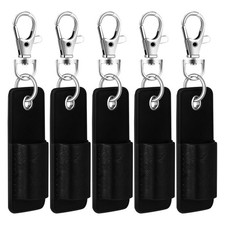 5 PCS Portable Anti-lost Pen Case Holder Lanyard Badge Clip Keychain