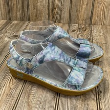 Alegria KEN-298 Sea Shell Blue Purple Art Butterfly Women’s Size 40-9.5/10 NEW