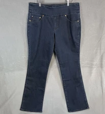 Jag Women's Paley Mid Rise Bootcut Pull-On Jeggings Size 14/32 (32x32) Blue NWT