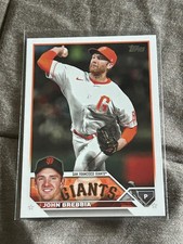 9257 2023 Topps Series Update John Brebbia San Francisco Giants