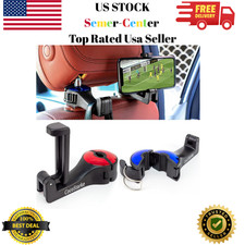 2 in 1 car headrest Hidden Hook with Cell Phone Holder Car Back Seat Hook Univer
