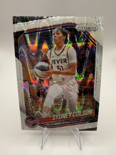 2025 Panini Sydney Colson White Seismic Prizm No. 1