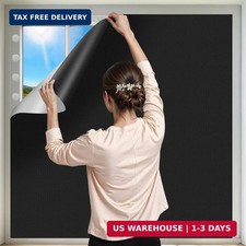100 Black Out Window Cover Portable Blackout Shades Adhesive Thermal Blackout