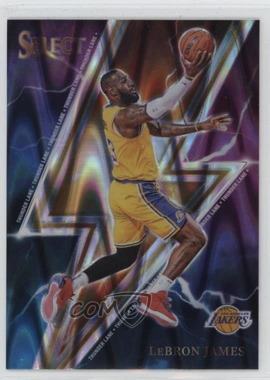 2023-24 Panini Select Thunder Lane Tectonic Prizm LeBron James #8 1m7x