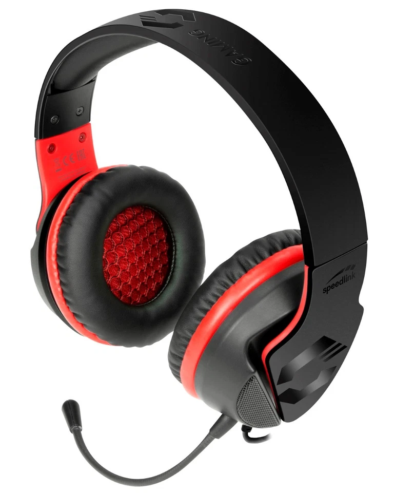 Speedlink HADOW Stereo Gaming Headset Gamer Kopfhörer Boom Mikrofon PC Notebook - Bild 2 von 4