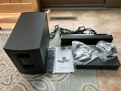 Bose CineMate 120 Home Theater System W Sub and Bose Sound Bar