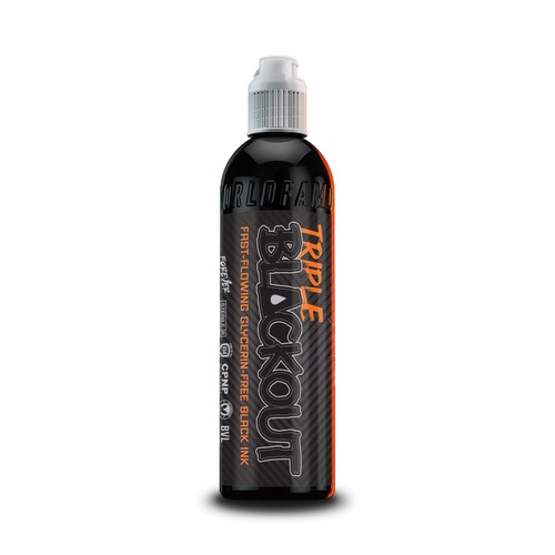 - Triple Blackout Tattoo Ink - Dark & Bold Black Shade - Professional Tattoo ...