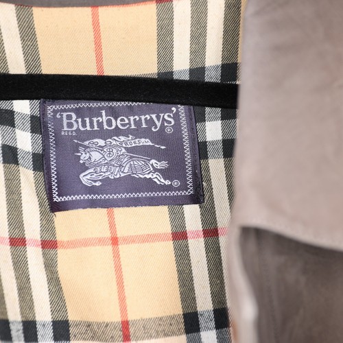 Gabardina vintage de hombre Burberry talla 5 Reino Unido para hombre XXL marrón cuello cuadros - Imagen 9 de 17
