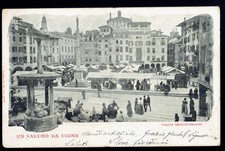 UDINE. Piazza MERCATONUOVO. Vg. c/fr. 1903.