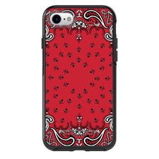 OtterBox Symmetry for Apple iPhone Pick Model Bandana Print Red, Black, White