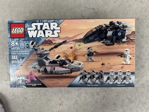 LEGO STAR WARS 40755 Imperial Dropship vs Rebel Scout Speeder New Sealed Retired