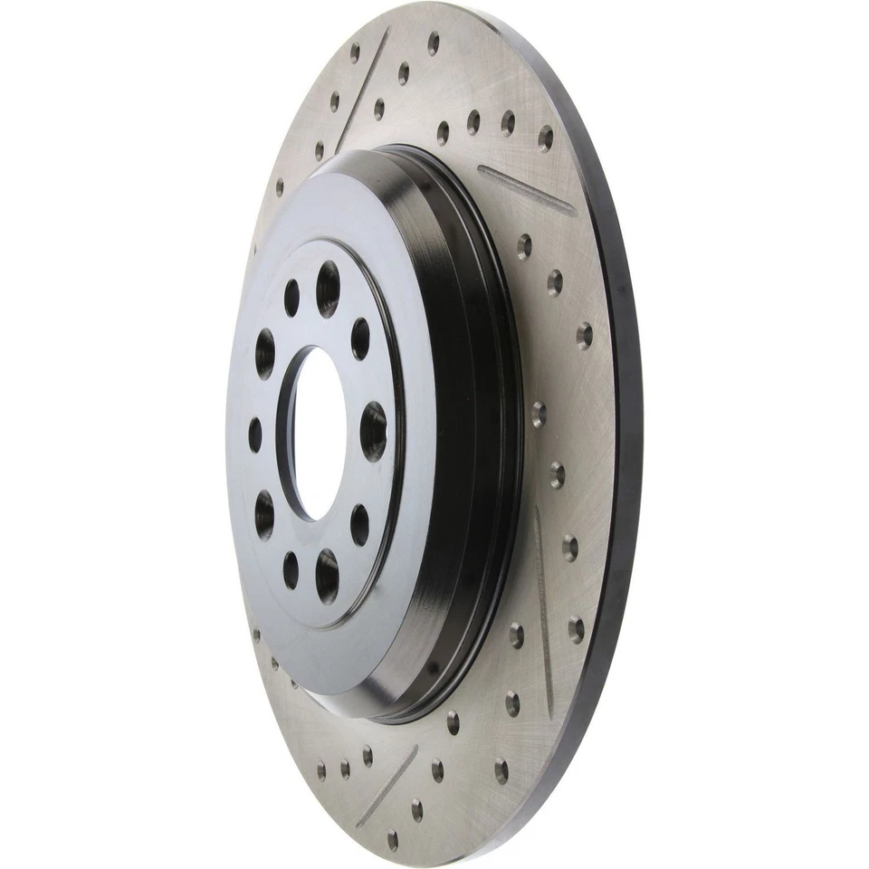 Rotor de freno de disco StopTech 127.61081R Sport perforado en cruz y ranurado Foto 4 de 4