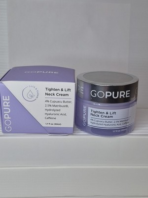 Go Pure Tighten & Lift Neck Firming Cream - Anti-Aging cream 50ml New in Box 