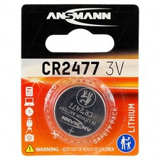 Ansmann CR2477-BP1(A) 1516-0010 Ansmann CR2477 Consumer Lithium Battery Coin
