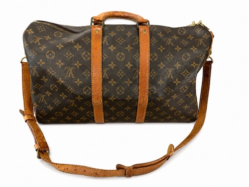 Louis Vuitton Keepall Bandoulière 45 Monogram Travel Bag