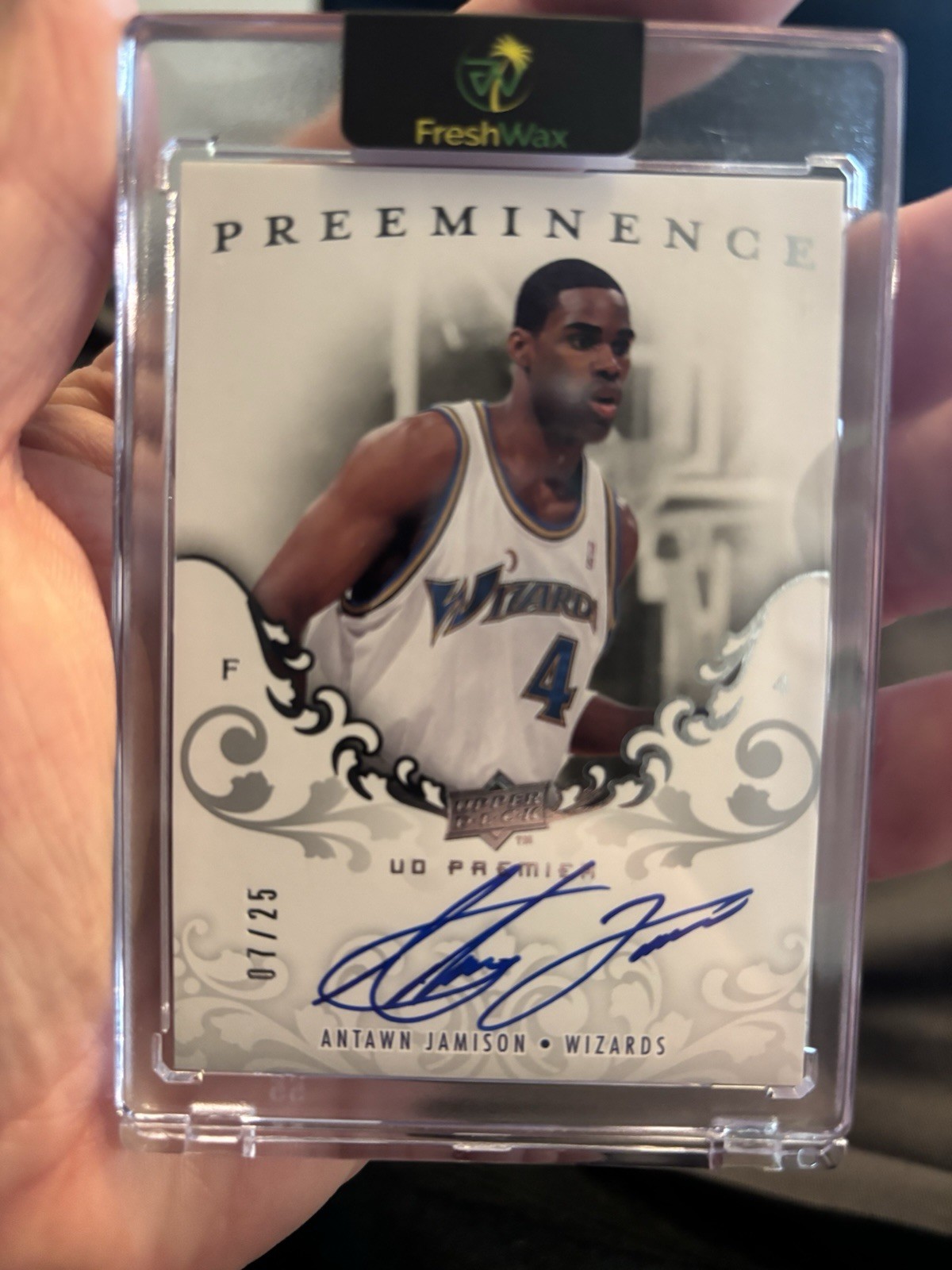 2008-09 UD Premier - Preeminence Autographs Antawn Jamison #PE-JA /25 (AU)
