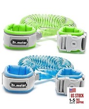 Anti Lost Wrist Link, 2 Pack Toddler Safety Leash with Key Lock, Blue and Green