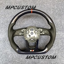Carbon Fiber Steering Wheel Fit For Audi B9 A3 S3 Rs3 A4 S4 A5 S5 Rs5 2015-2021 Carbon Fiber Steering Wheel Fit For Audi B9 A3 S3 Rs3 A4 S4 A5 S5 Rs5 2015-2021