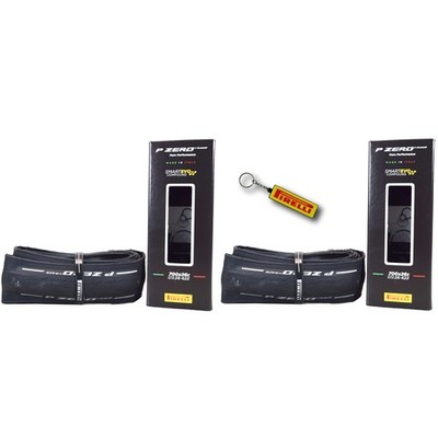 Pirelli P ZERO Race 26-622 (700 x 26c) Race Bicycle Tire w/Keychain(2 Pk)