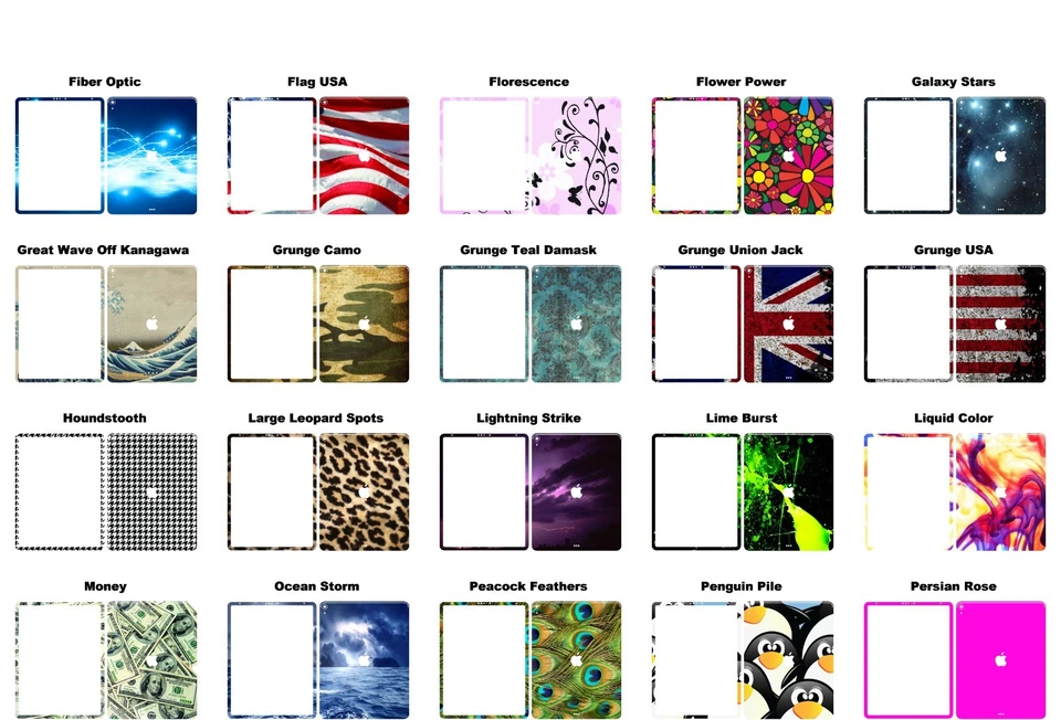 Custom Vinyl Skin / Decal For iPad Pro 12.9" 3rd Gen A1876 - Free US Shipping! - Image 3 of 4