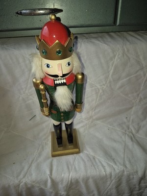 1990s Decorative Wooden Nutcracker Prince