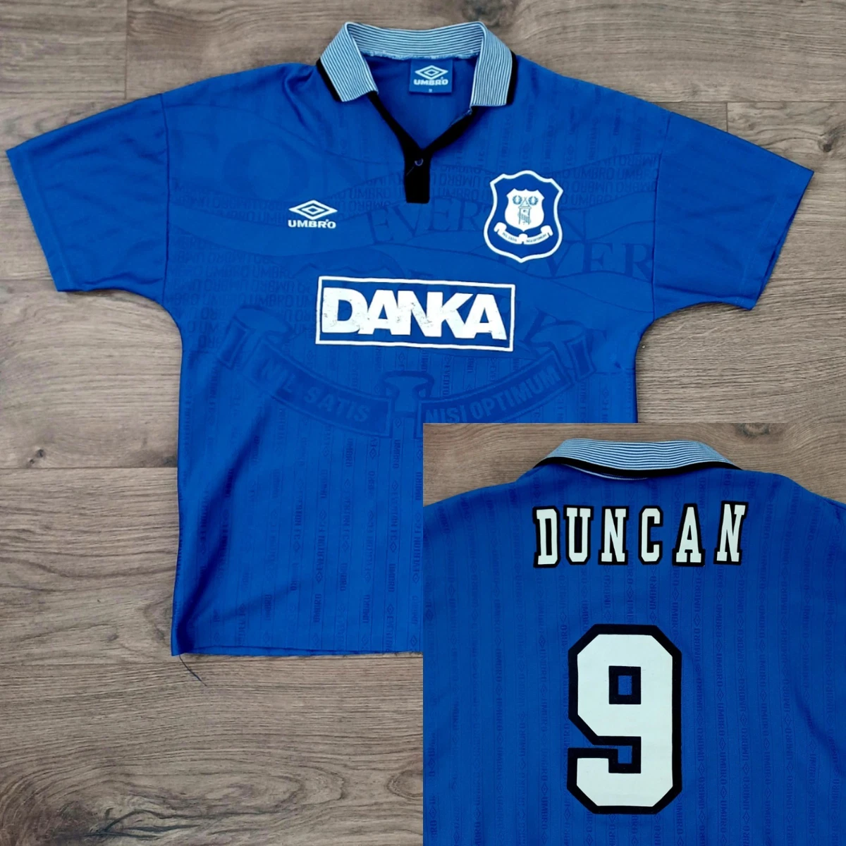 Umbro Everton Memorabilia Football Shirts (English Clubs) for sale