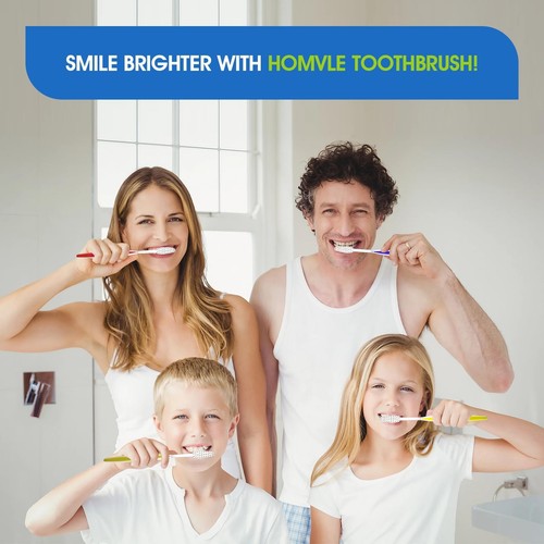 Homvle 100 Packs Disposable Toothbrushes with Toothpaste, Individually Wrappe... - Picture 5 of 6