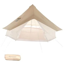 Bell Tent Rain Cover with Stove Jack and Roof Vents RAINCOVER-FOR 5M BELL TENT