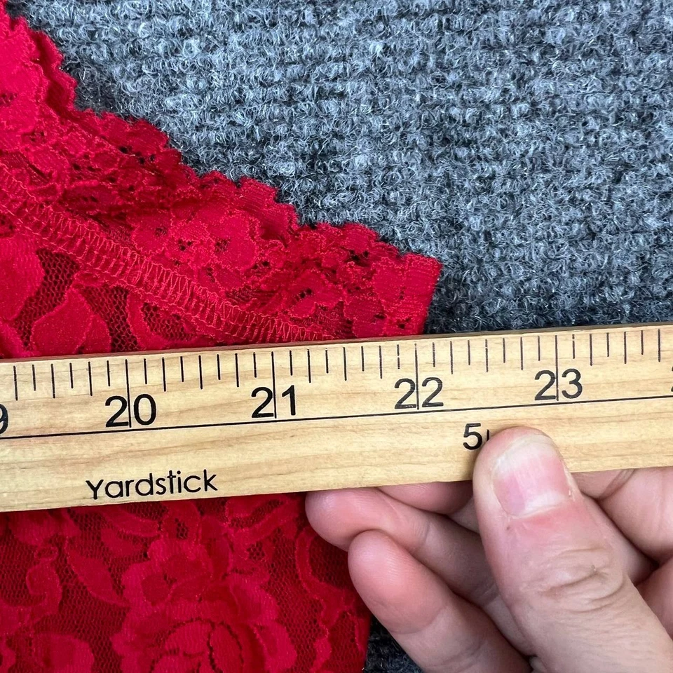 Hanky Panky 1390LX Red Lace Camisole Tank Top Women’s Plus 2X Made in USA - Image 4 of 4