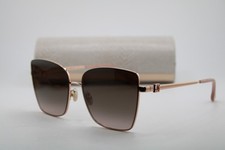 NEW JIMMY CHOO VELLA/S PY3HA GRADIENT GOLD PINK AUTHENTIC SUNGLASSES 59-16