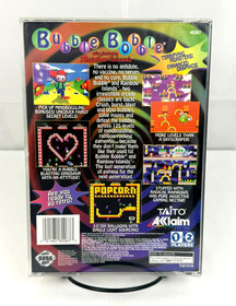 Bubble Bobble (Sega Saturn, 1996) Complete In Box + Reg Card CIB Retro Tested!