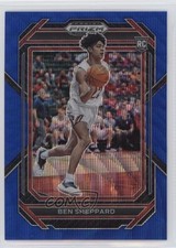 2023-24 Panini Prizm Draft Picks Blue Wave Prizm 236/249 Ben Sheppard #34 0v9